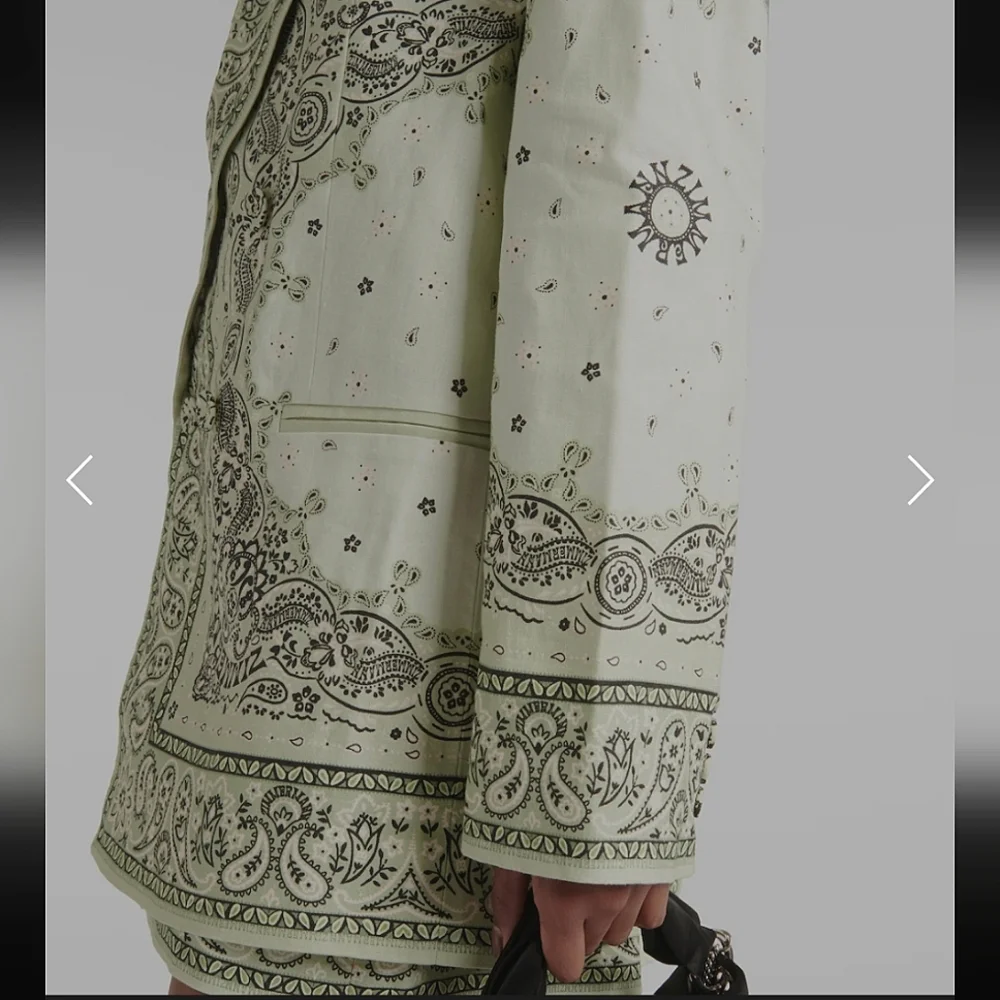 ZIMMERMAN GREEN PAISLEY BLAZER✨️MATCHMAKER 2024 RUNWAY COLLECTION✨️NWOT❤️🔥 - Picture 11 of 14